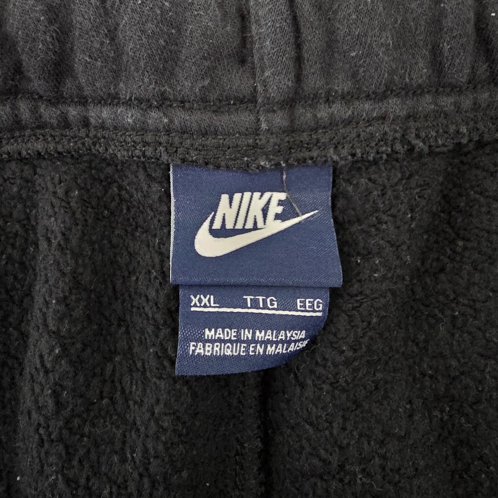 Nike Sweatpants Mens XXL Black Fleece Lined Pockets Swoosh Logo 823513-010‎ - Picture 10 of 13